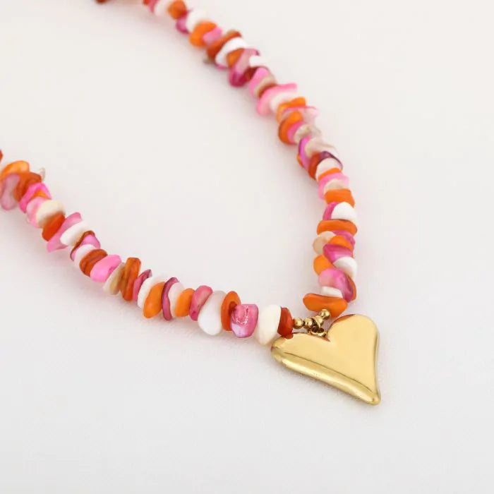 SUMMER COLOR ORANGE KETTING