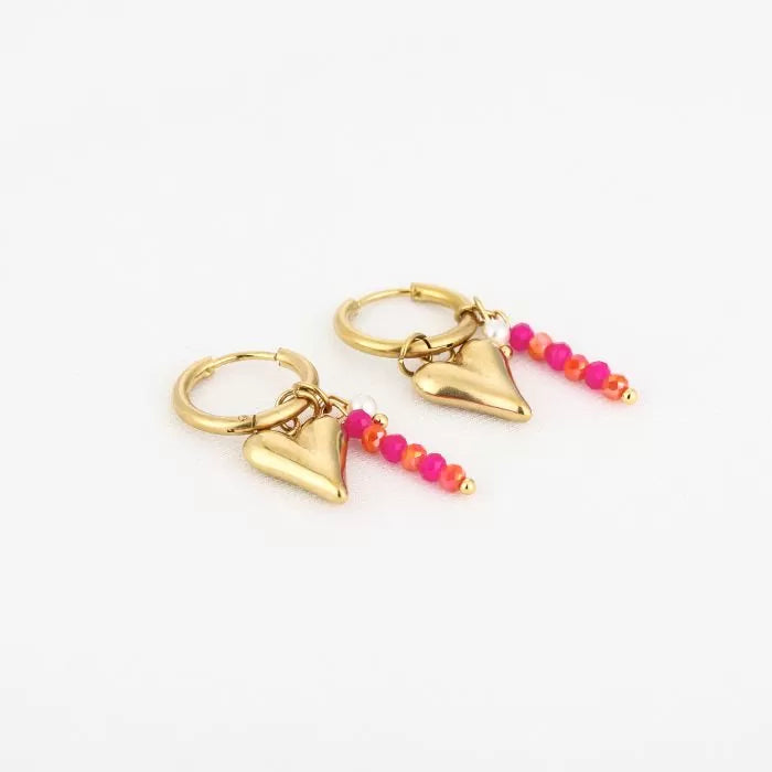 SUMMER HEART OORBELLEN