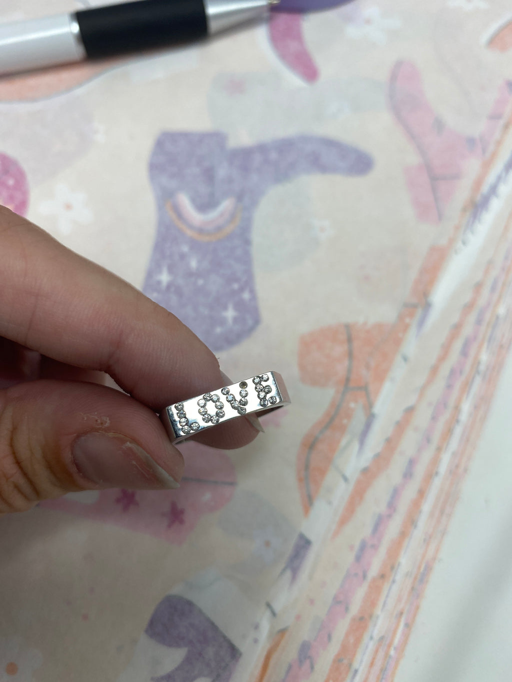 SPARKLY LOVER RING *tweede kans