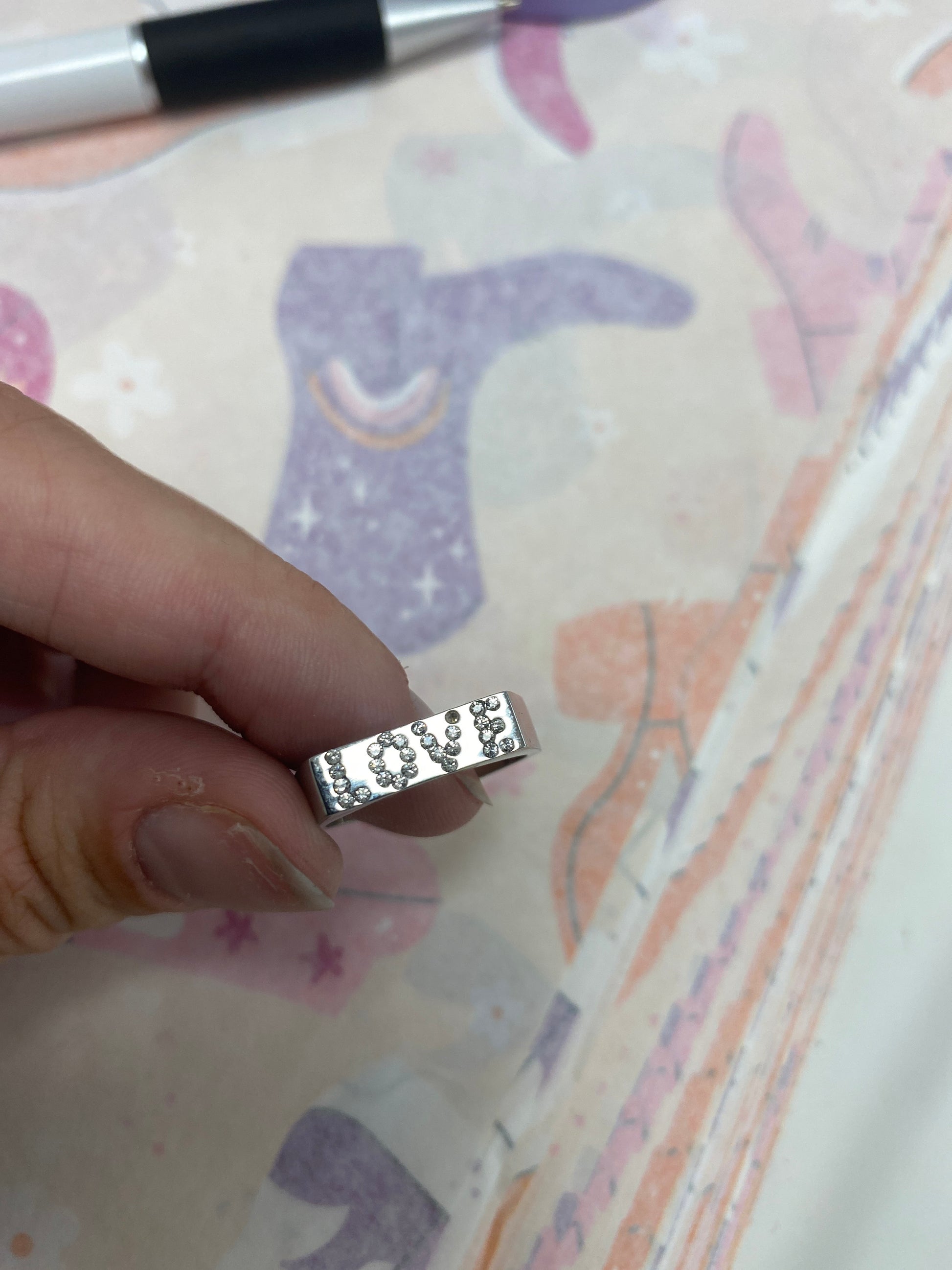 SPARKLY LOVER RING *tweede kans