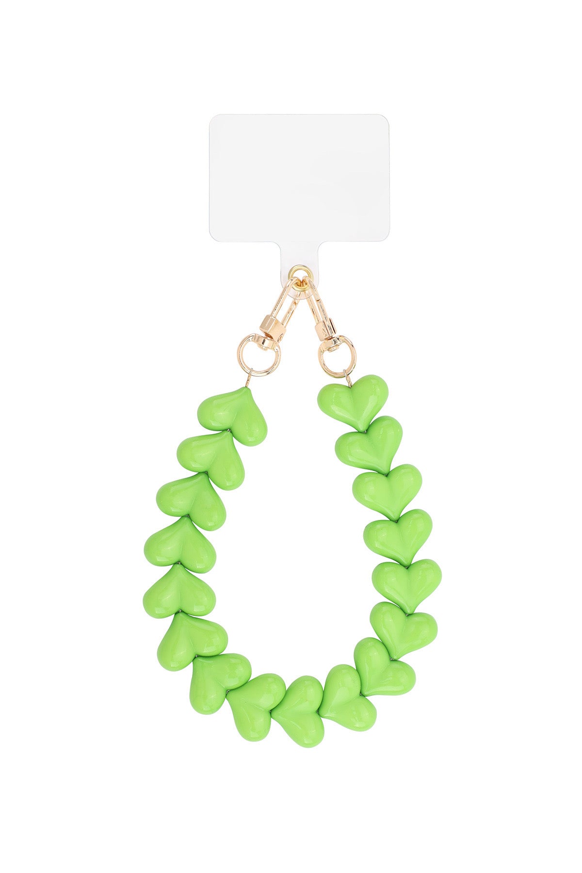 Phonecord Hearts - Green
