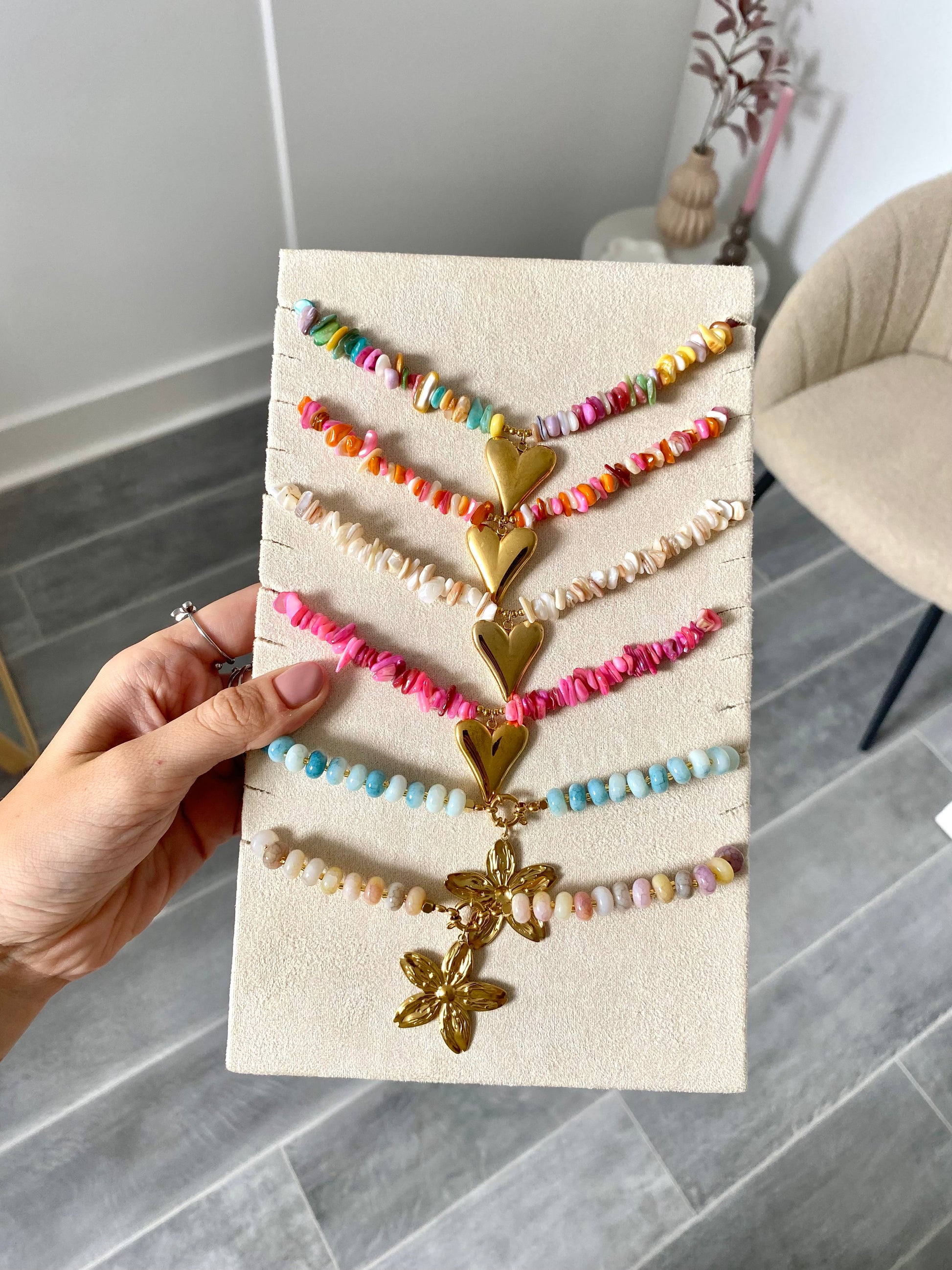 SUMMER COLOR BEIGE KETTING