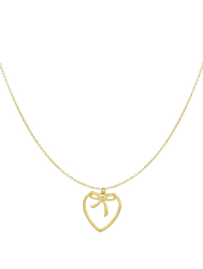 HEARTFELT BOW KETTING