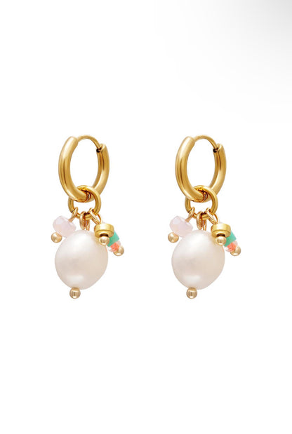 COLOR PEARLS OORBELLEN