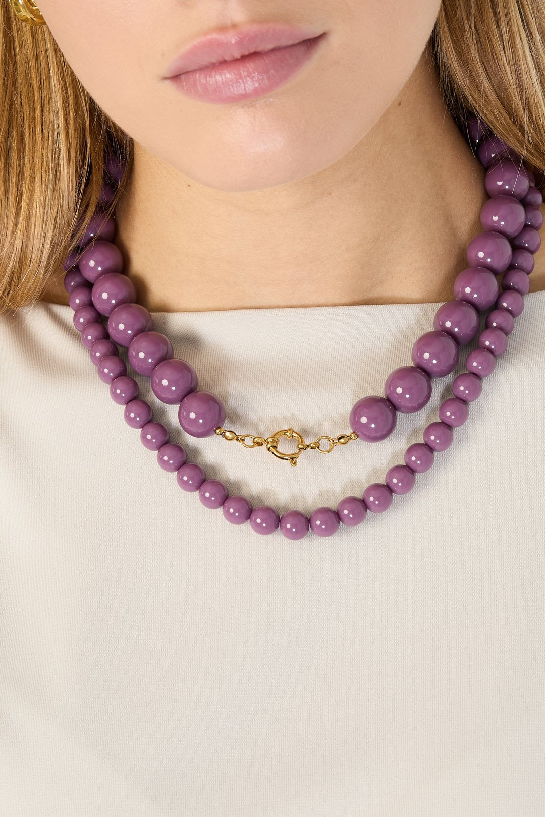 Be Ready Beaded Necklace - Lovely Pink