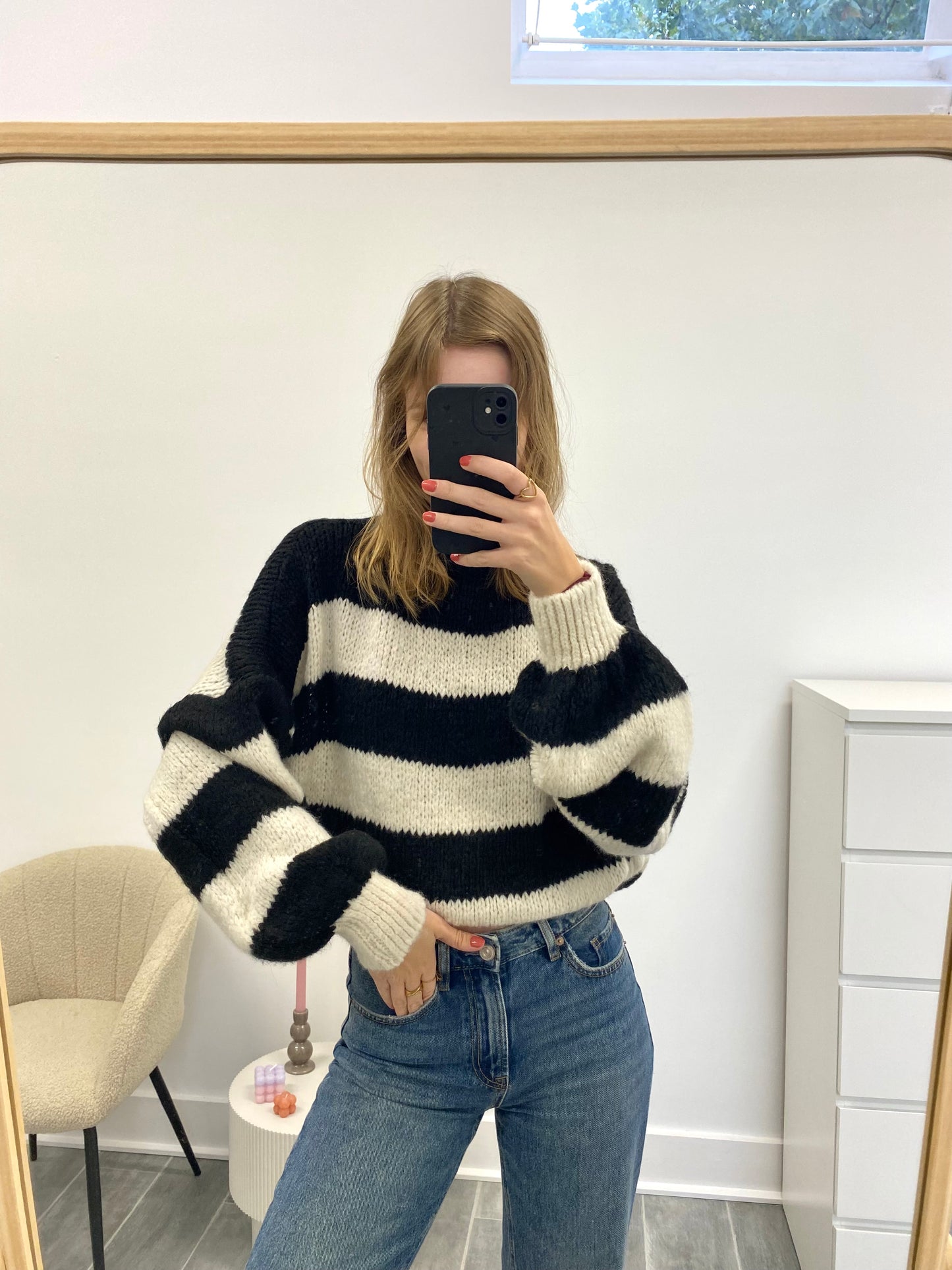 GET COMFY KNIT STRIPED