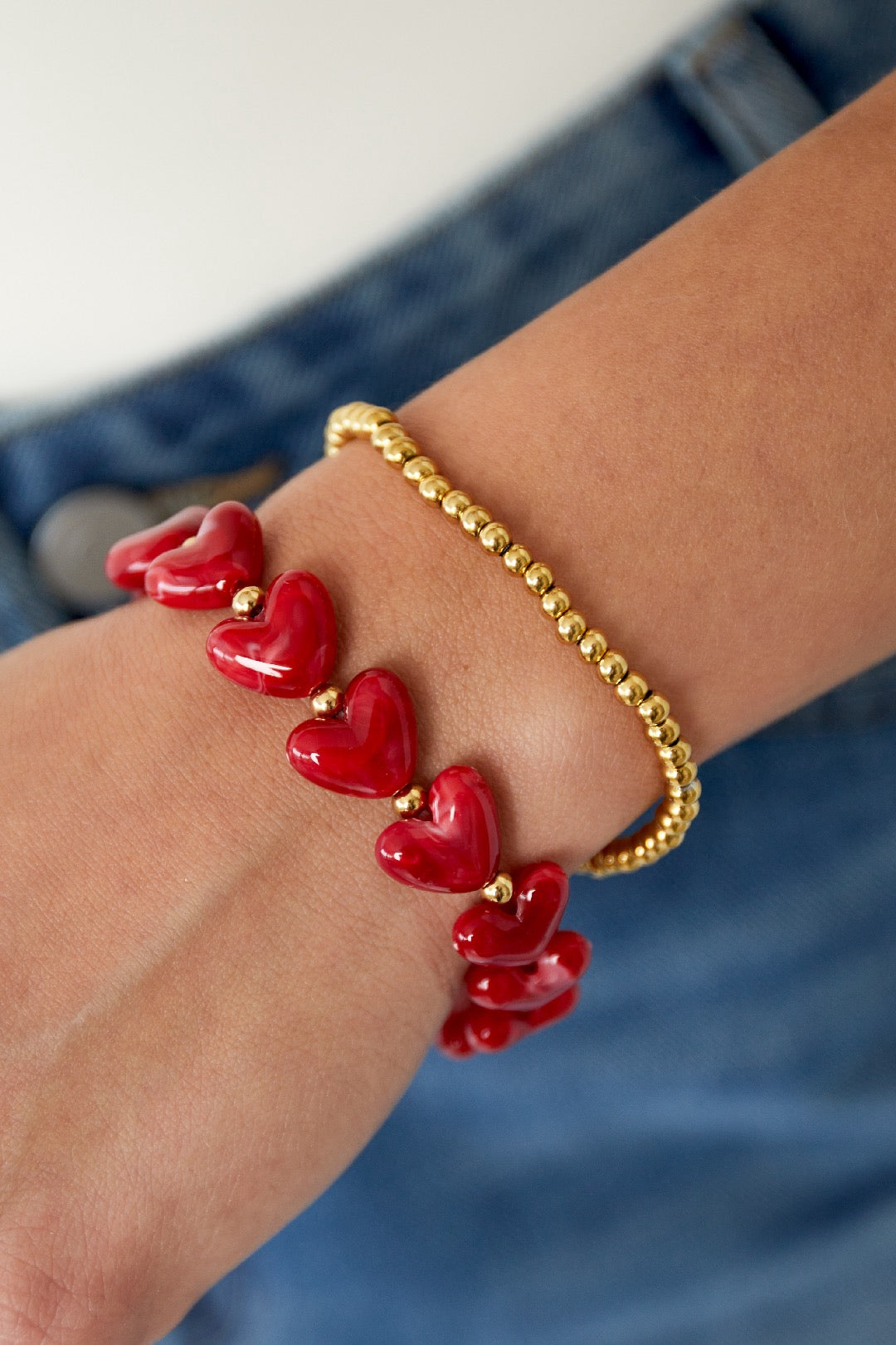 Trendy Beaded Bracelet - 4mm