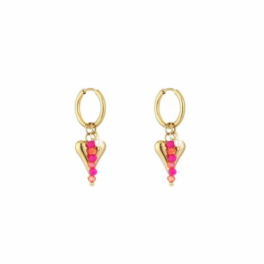 SUMMER HEART OORBELLEN