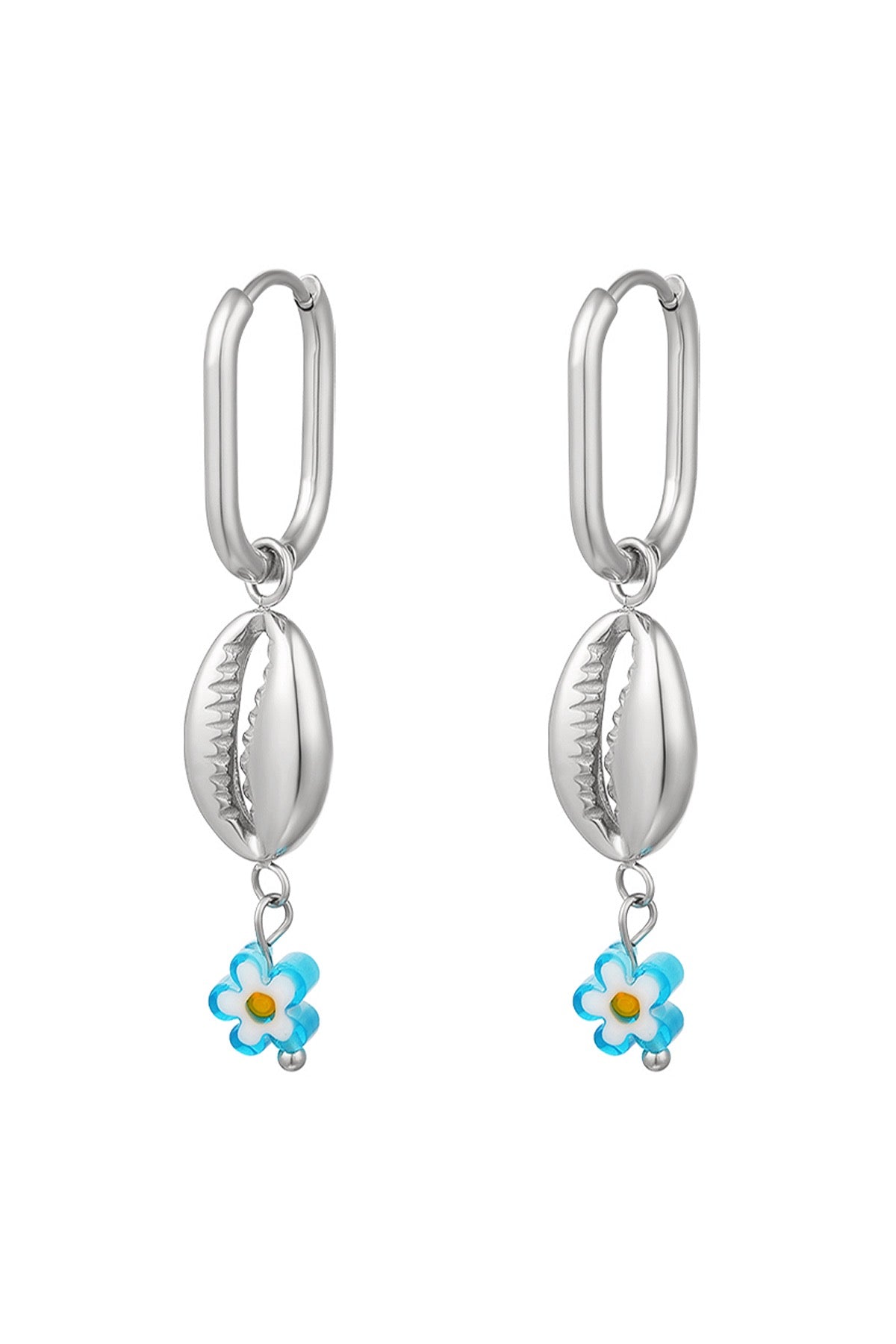 SHELL BLOOM ZILVER