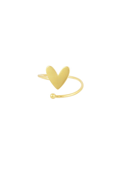 TWISTED HEART RING