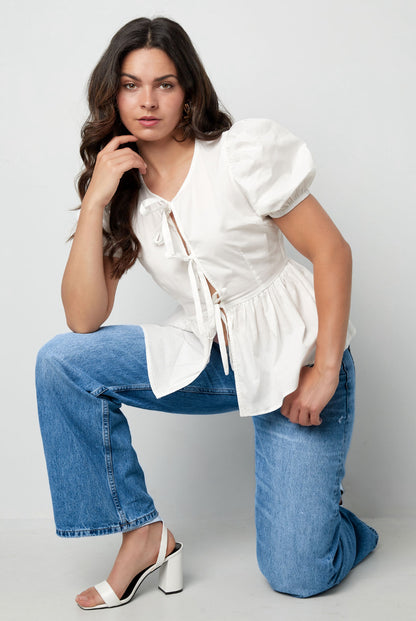 PEPLUM BLOUSE