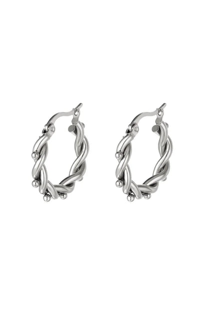 PEARL HOOPS OORBELLEN