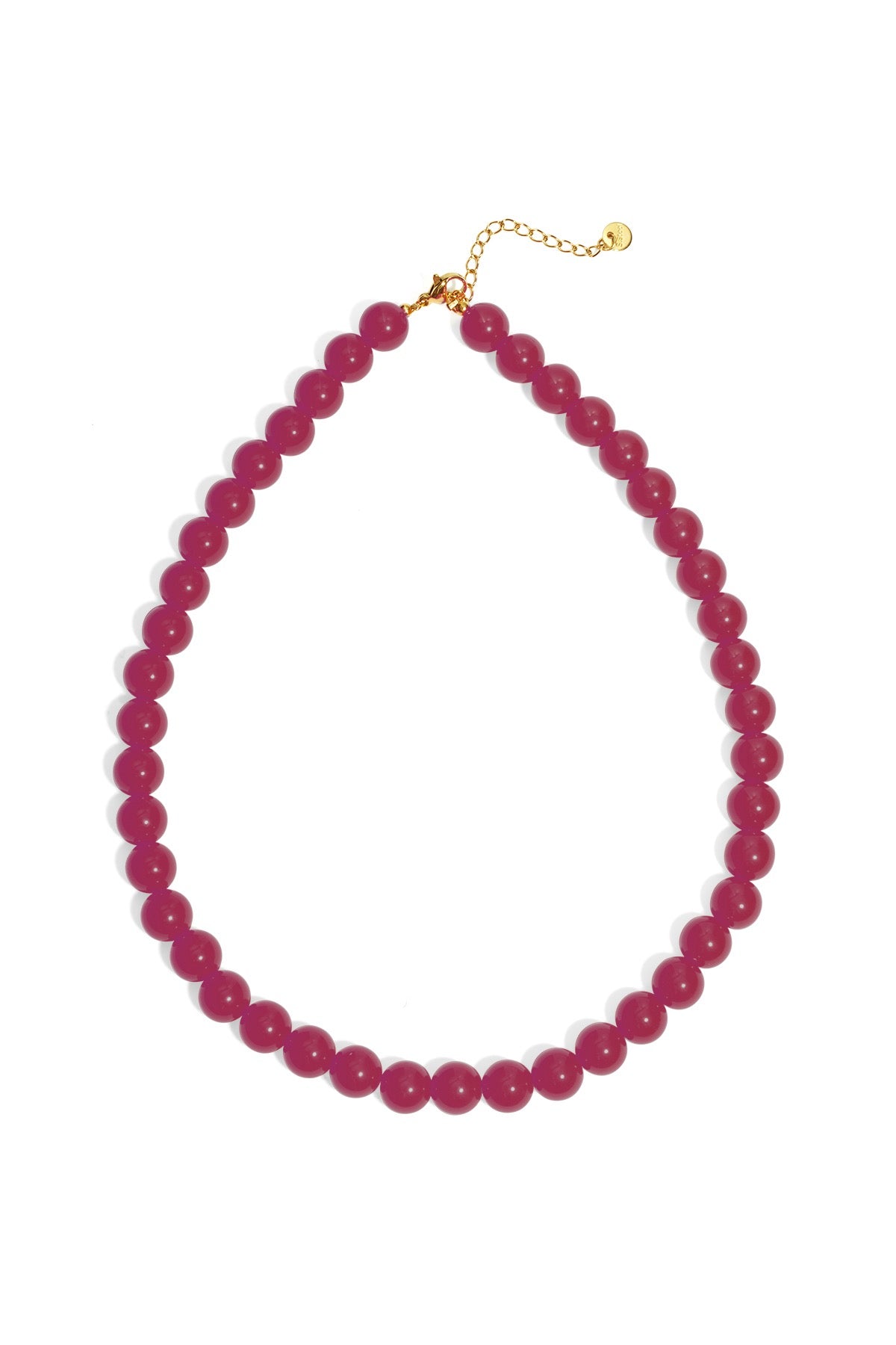 Kralenketting met fuchsia mini kralen