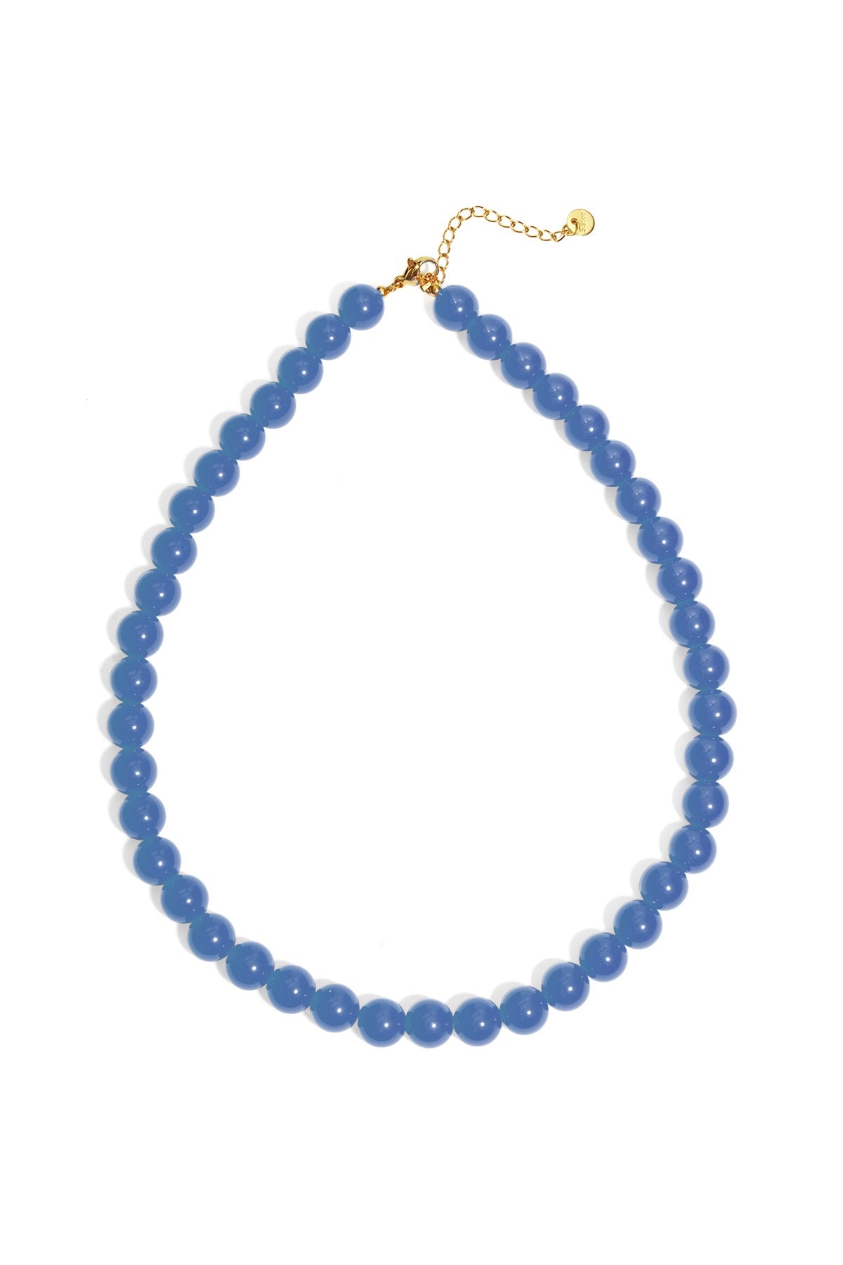 Kralenketting met donkerblauwe mini kralen