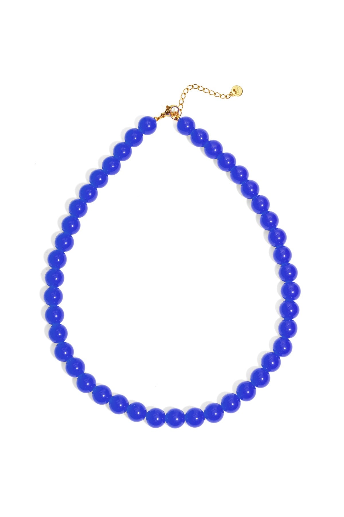 Kralenketting met royal blue mini kralen