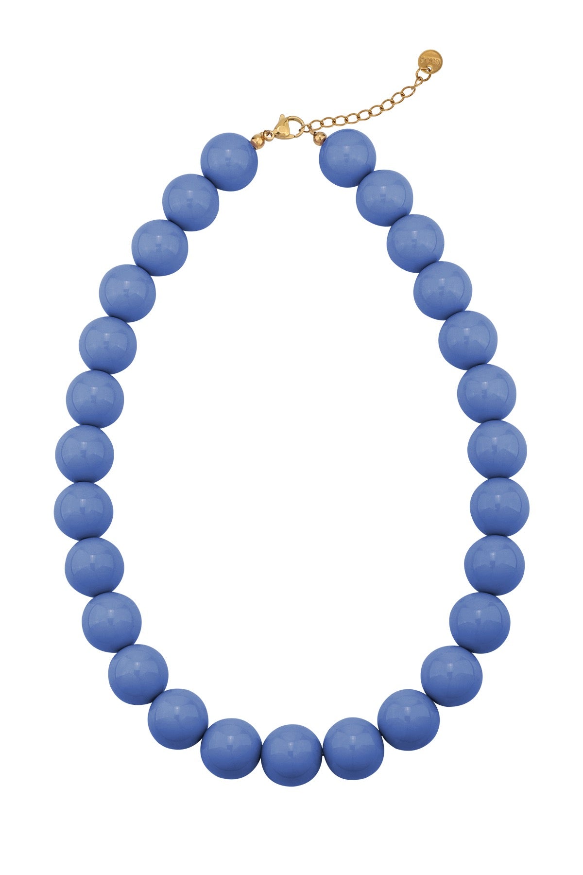 My Vibe Off Beaded Necklace - Dark Blue