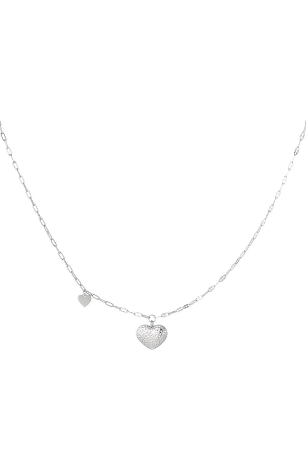 DOUBLE HEART KETTING