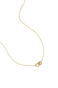 Ketting met hartjes in het goud