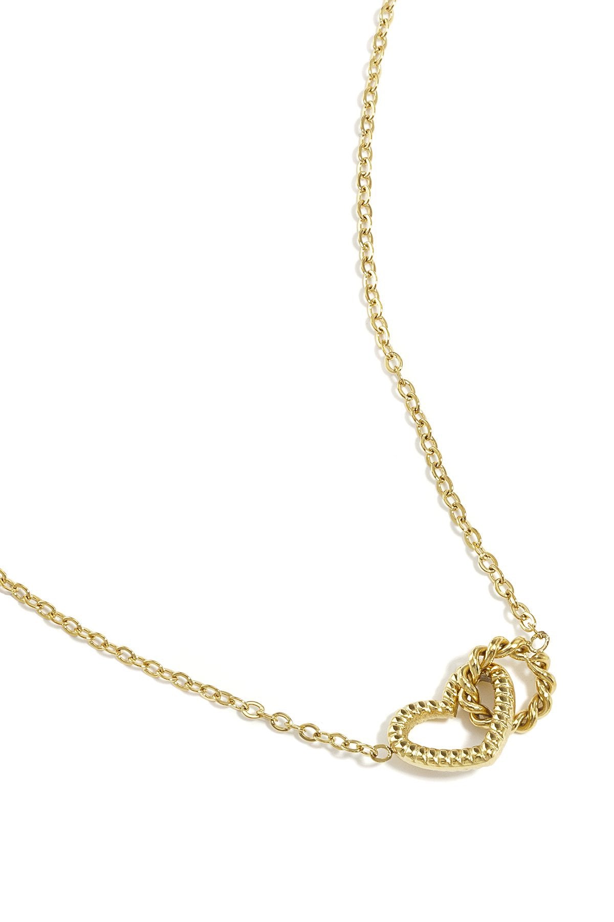 Transparante gouden kristallen ketting - België Transparante gouden kristallen ketting - België