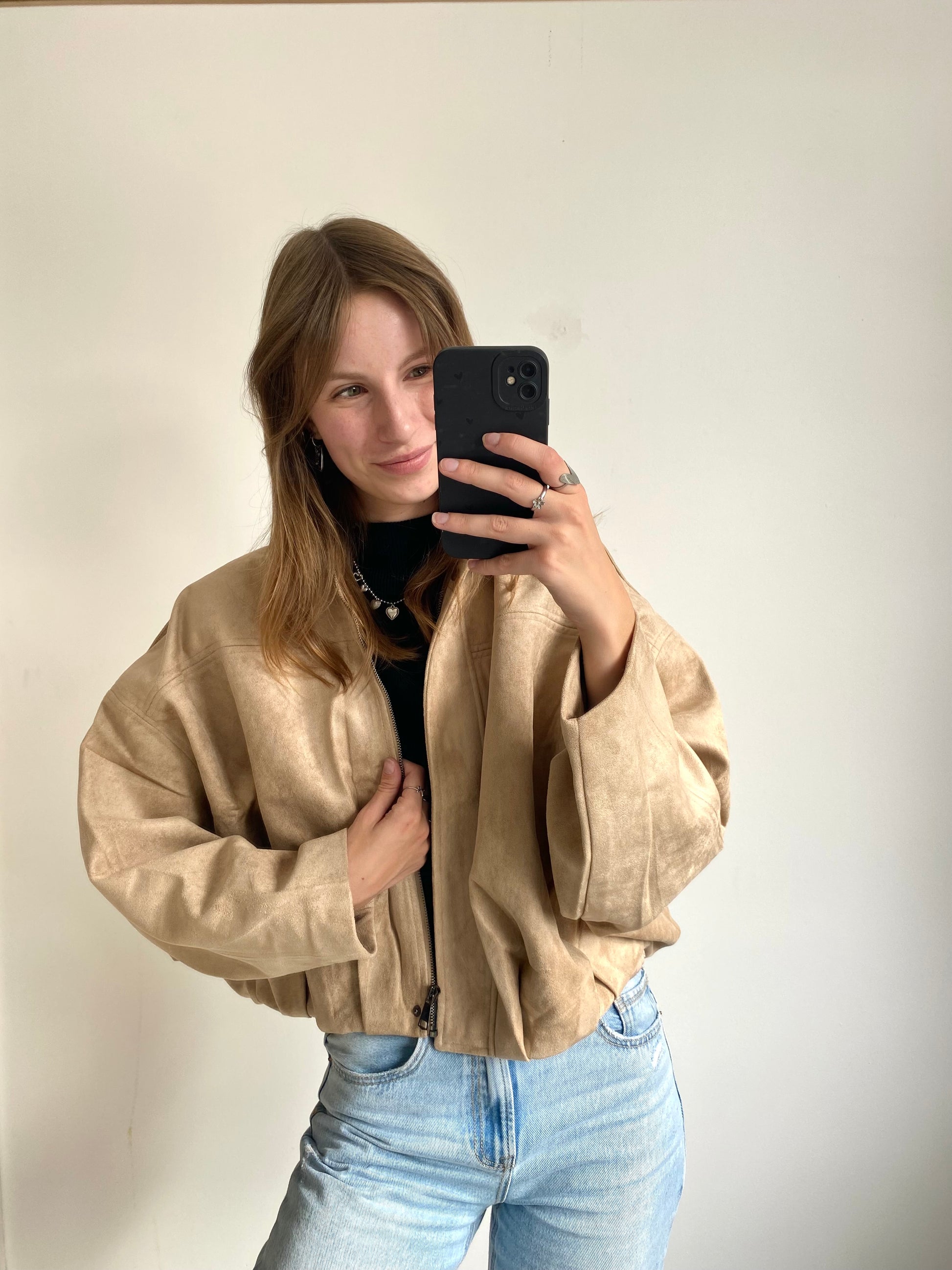 VIRAL SUÈDE JACKET BEIGE