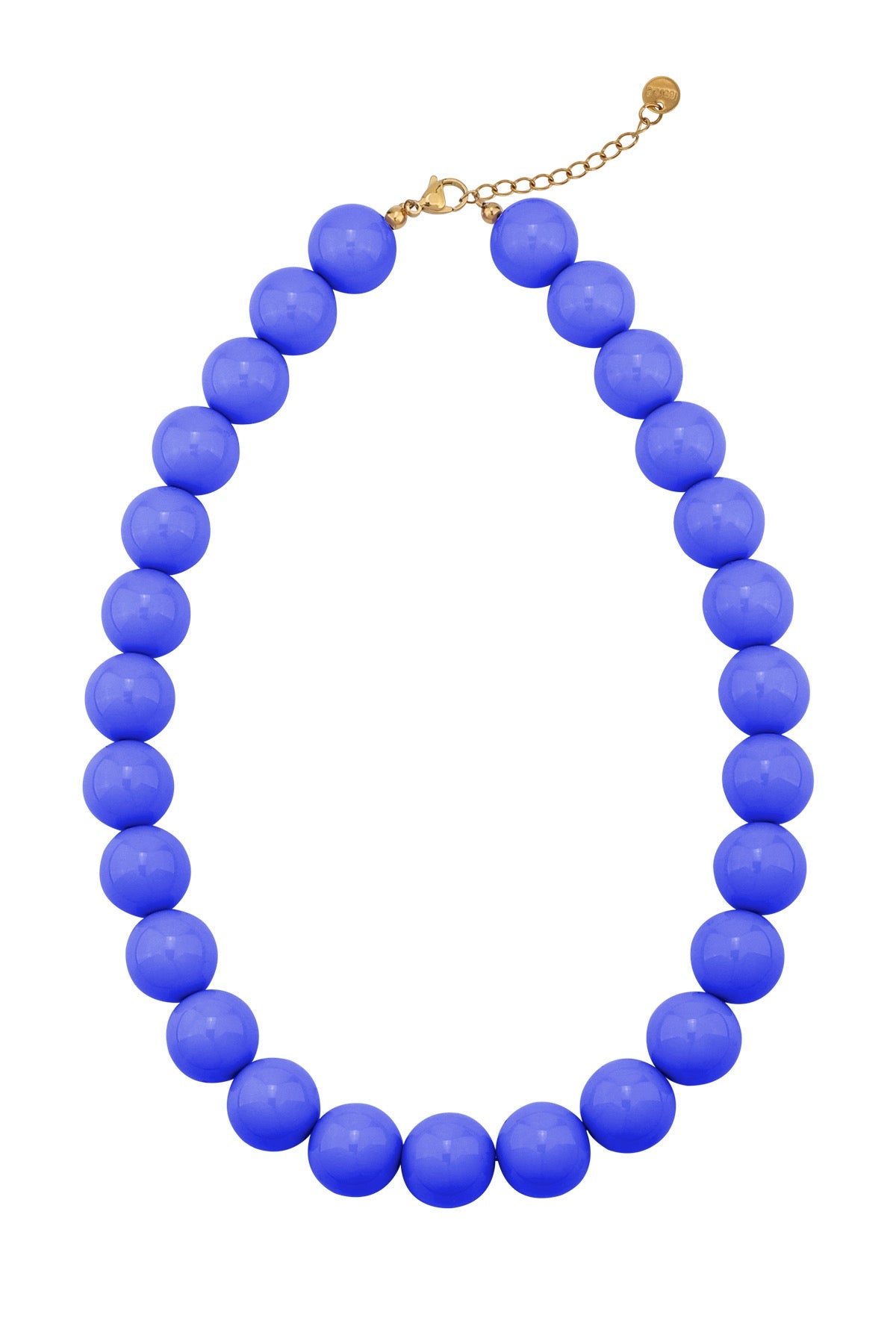 My Vibe Off Beaded Necklace - Royal Blue