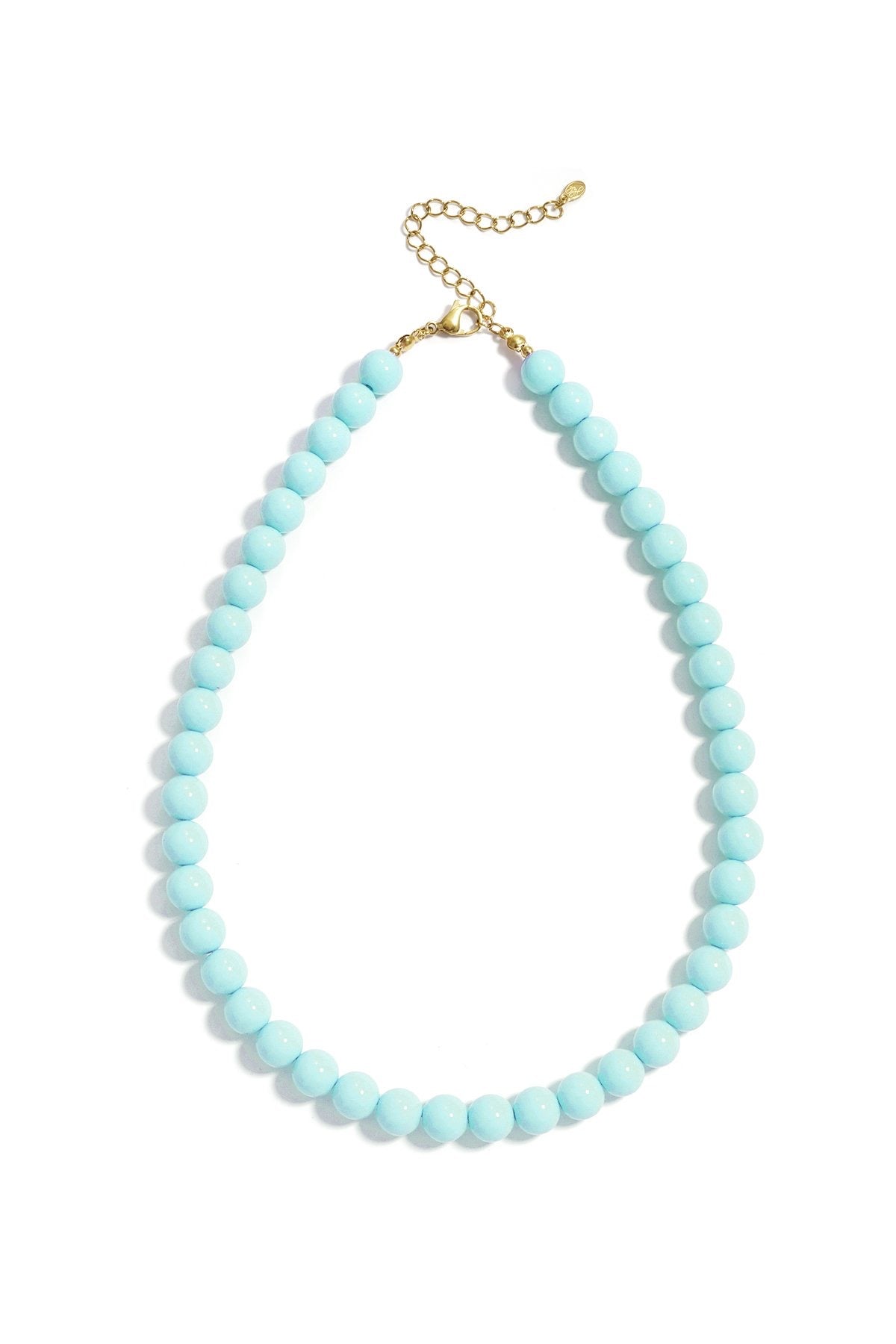 Be Ready Beaded Necklace - Sky Blue