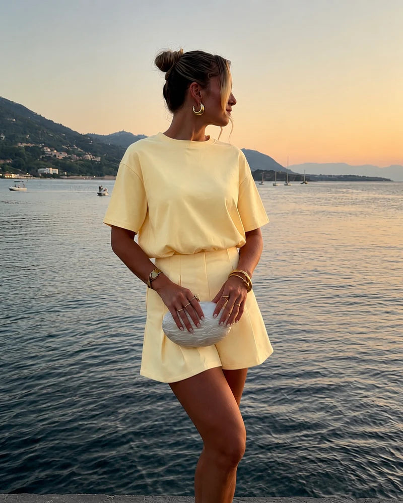 Lana Comfy Set - Yellow
