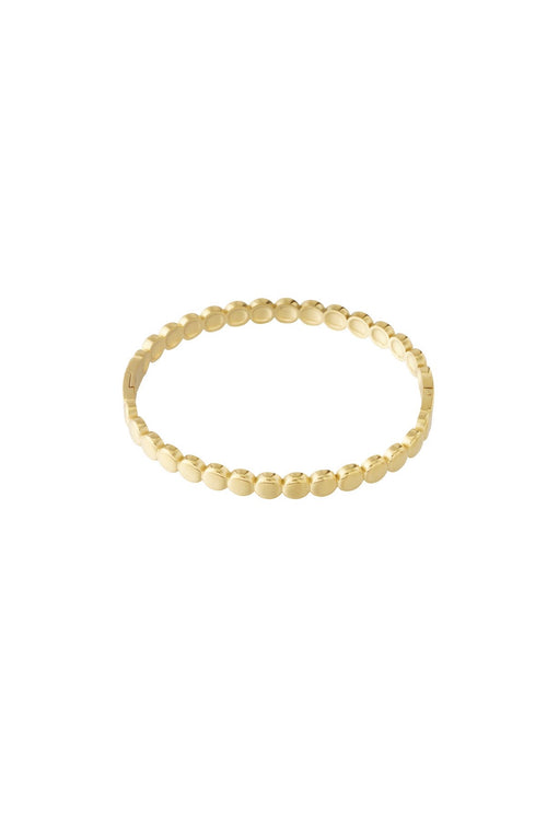 Bangle met stipjes in het goud