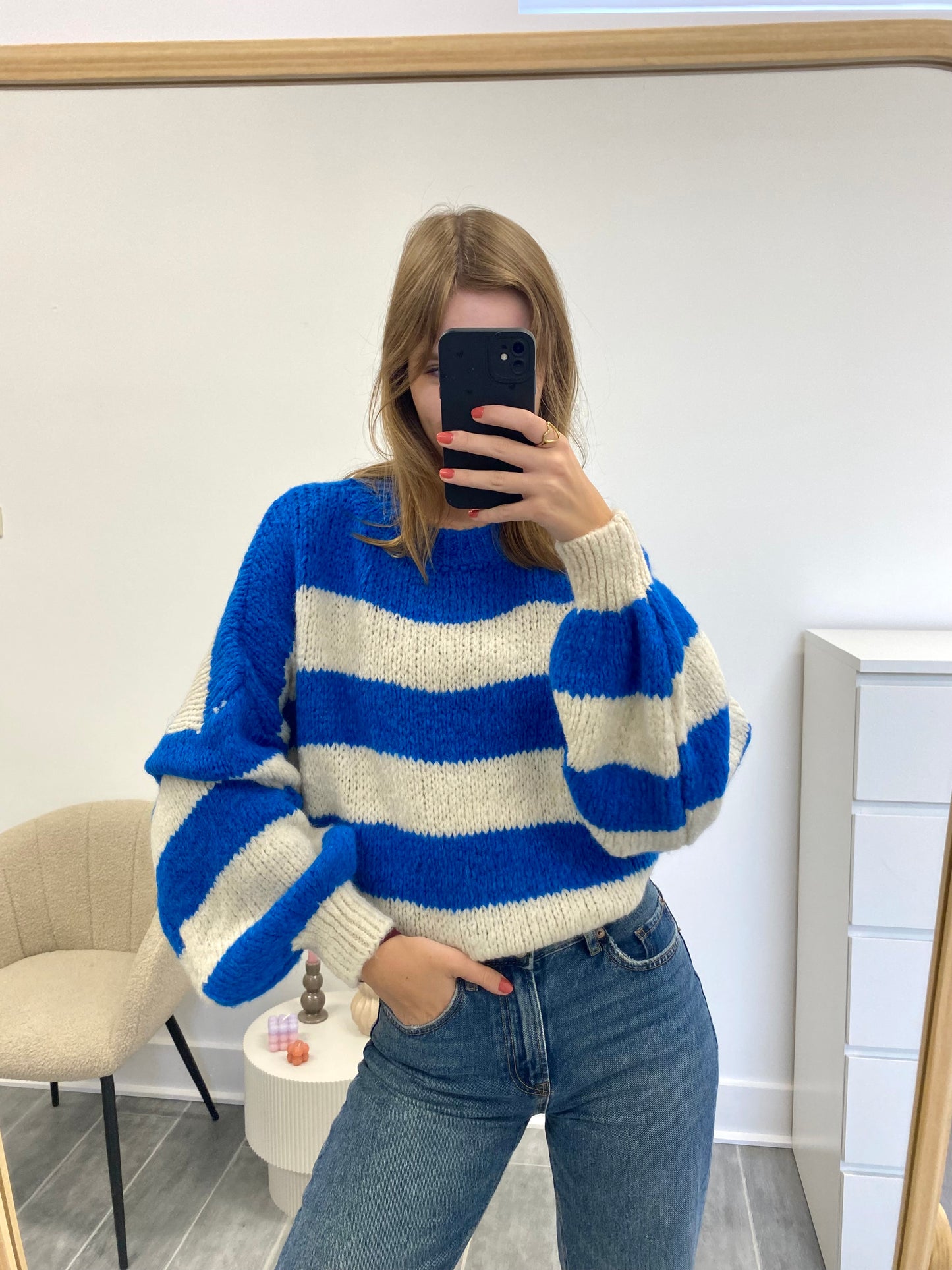 GET COMFY KNIT STRIPED