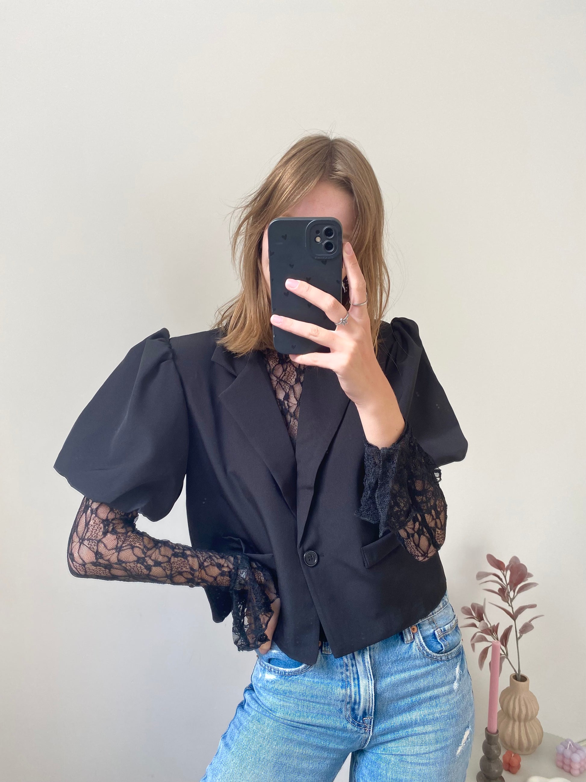 Layla Mesh Longsleeve - Black