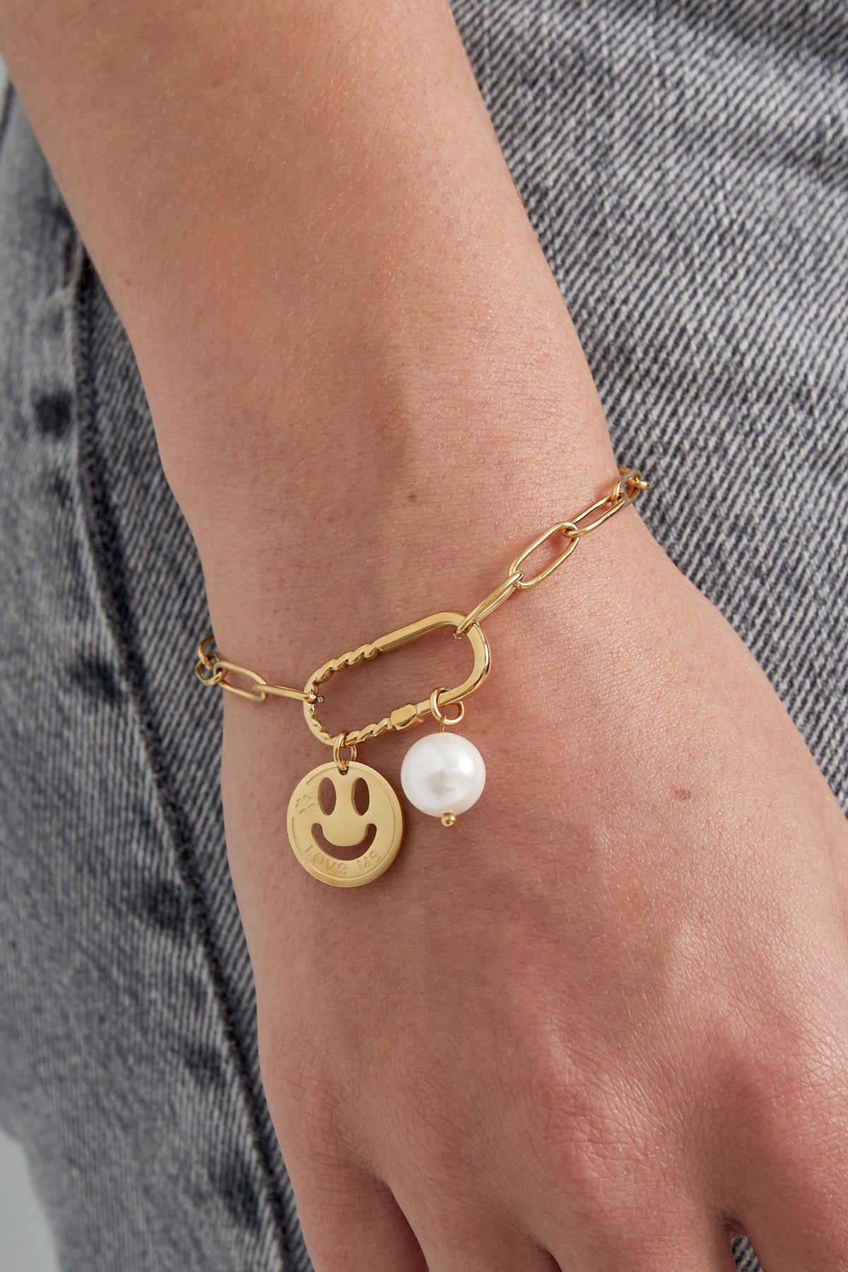 Pearl & Smile Bracelet