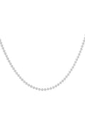 Hartjes ketting subtiel en minimalistisch in zilver