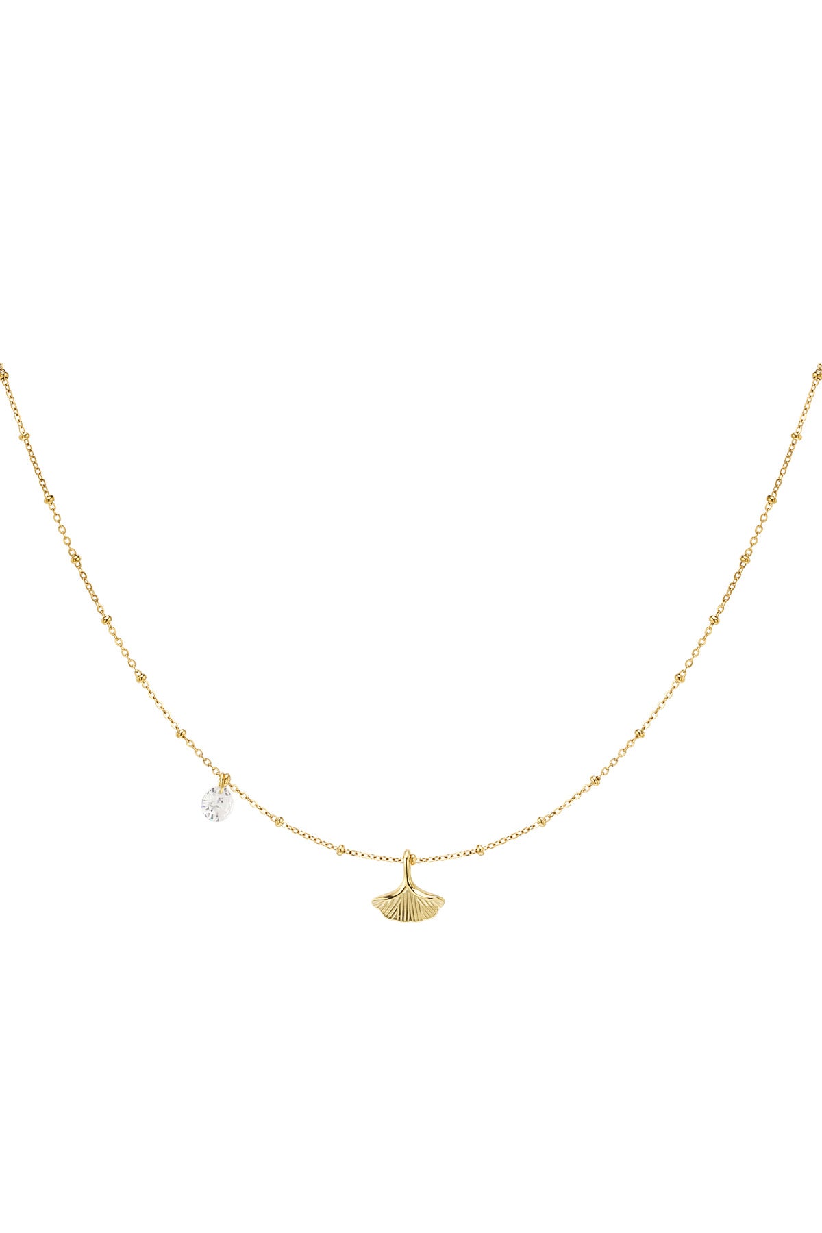 Subtiele ketting met hanger van zeemeermin vin goud