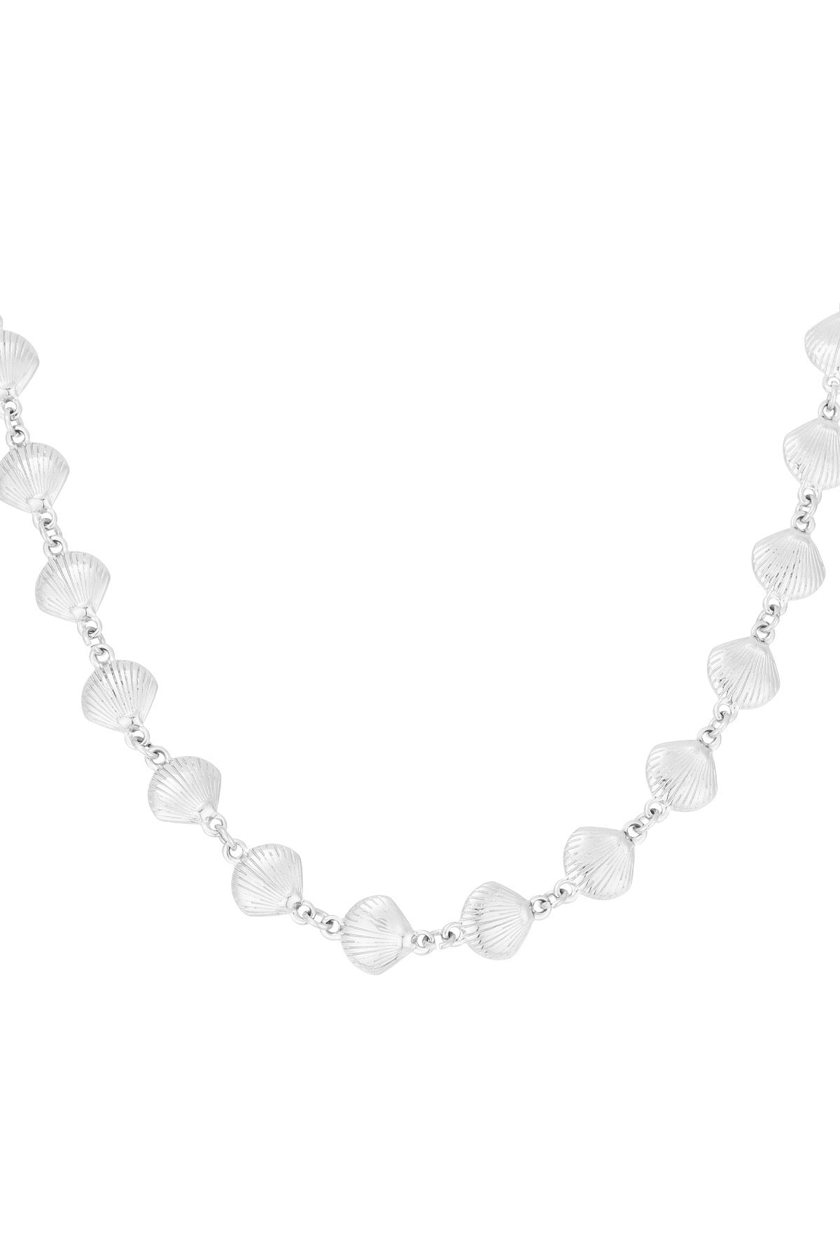 Ketting met schelpjes zilver