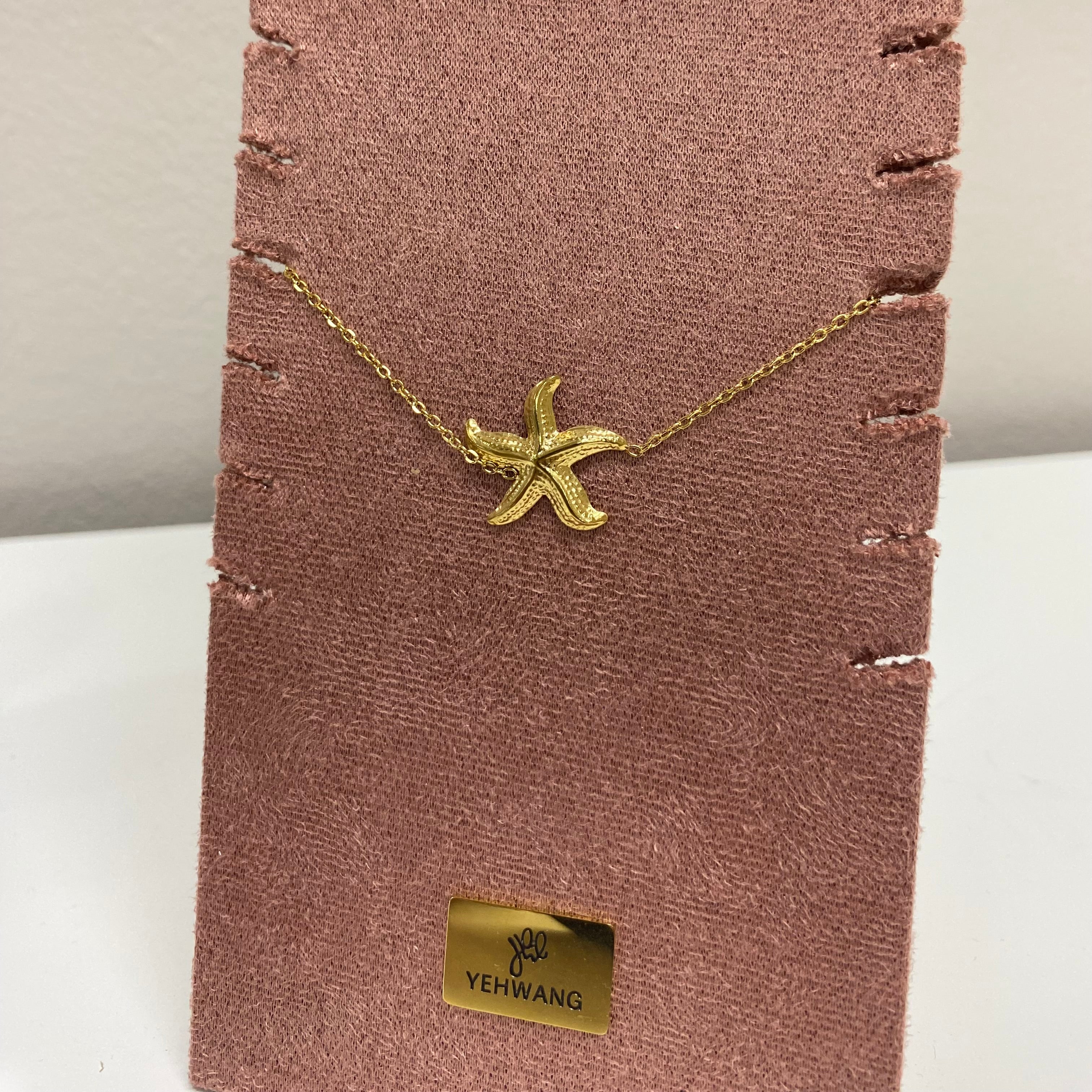 Armband zeester goudkleurig