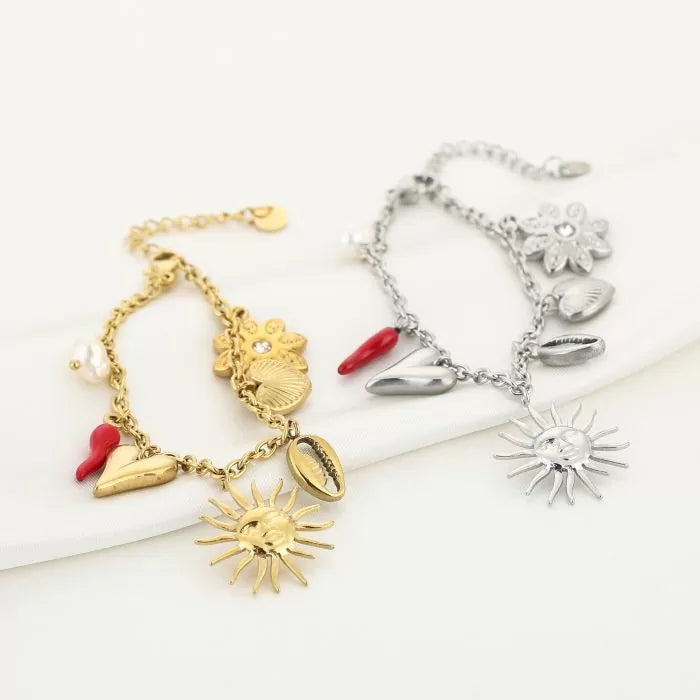 Bedelarmbanden in goud en zilver