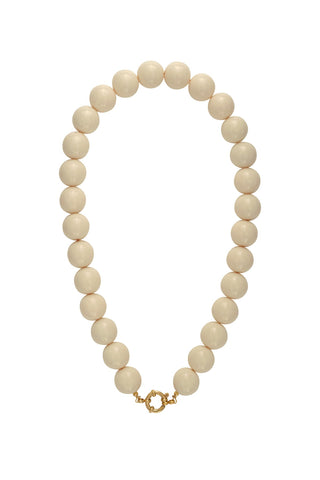 STATEMENT POP BEIGE KRALENKETTING