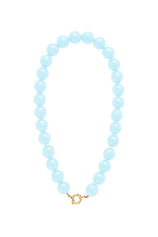 STATEMENT POP BLUE KRALENKETTING