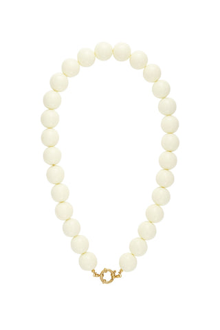 STATEMENT POP WHITE KRALENKETTING