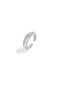 Statement opvallende ring met steentjes in het zilver