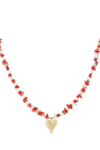 MY HEART RED KETTING