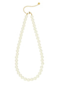 Kralenketting met off white kralen