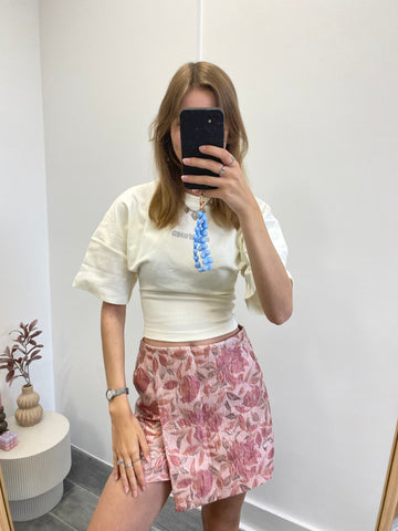SUNSET BLOOM PINK SKORT