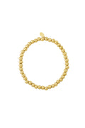 Kralenarmband met kleine gouden kralen van 5mm