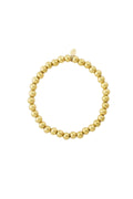 Kralenarmband met gouden kralen van 6 mm