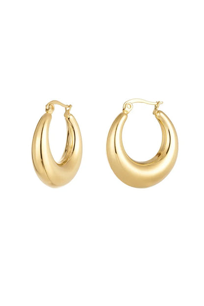 Gouden oorringen & hoops chique